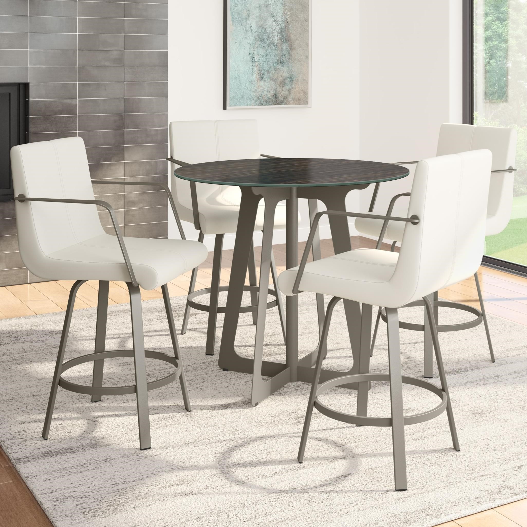 Amisco Urban x1+4157726x4 Customizable 5Piece Genesis Counter Table